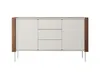 Cassettiera combinata LIA - noce / cashmere Anteprima dell’immagine prodotto 3