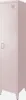 A single pink metal locker is shown against a white background. Produktbild-Vorschau