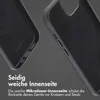 Accezz MagSafe Leather Backcover für das iPhone 13 - Onyx Produktbild-Vorschau 6