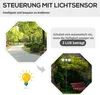 Outsunny Solar Gartenlaterne mit 3 flammig Solarlaterne 120 Produktbild-Vorschau 4