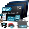 SUNNIVA® 2000W Balkonkraftwerk BIFAZIAL FULLBLACK komplett Produktbild-Vorschau 1