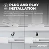 Ledvion systeme rail LED 2m monophase Blanc 5 spots sans Voir les images du produit 7