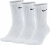 Three white Nike crew socks are arranged side-by-side against a white background. Produktbild-Vorschau