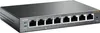A TP-Link 8-port Gigabit Easy Smart Switch with 4-Port PoE is shown from a slightly elevated front-side angle on a white background. Anteprima dell’immagine prodotto