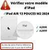 Hülle für iPad Air 13 zoll M2 2024 - Stoßfeste Transparent Produktbild-Vorschau 2
