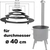 Ø38-42 cm Adapter - Ringe für Eintopfofen Utschak Produktbild-Vorschau 1