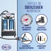alca® Luftpumpe Doppelhub Fußluftpumpe, Fahrradluftpumpe, Produktbild-Vorschau 4