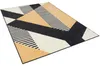 Designer Teppich Passion Modern Schwarz Gelb, Größe:80x150 Produktbild-Vorschau 2
