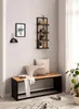 FineBuy Półka ścienna 30x80x10 cm Lite drewno mango / metal Podgląd zdjęcia produktu 2