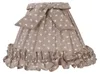 Clayre & Eef Paralume Ø 22x14 cm Cotone Grigio Cuori Anteprima dell’immagine prodotto 1