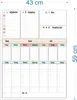 Agenda magnetica per il frigorifero - calendario e tabella Anteprima dell’immagine prodotto 2