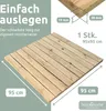 holz4home® Holzfliese Kiefernholz 95 x 95 cm I Produktbild-Vorschau 5