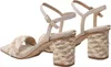 GUESS Damen-Sandalen Cadante in Beige mit Geflechtabsatz, Produktbild-Vorschau 4