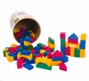 Holzbausteine, 100 Stück bunt lackierte Bauklötze, 8 Produktbild-Vorschau 2
