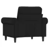 Sessel Schwarz 60 cm Kunstleder Produktbild-Vorschau 5