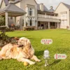 Stehlampe außen Garten Haus IP54 E27 25 cm Messing Maritim Produktbild-Vorschau 3