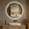 S'AFIELINA Badspiegel Rund 50 cm mit Beleuchtung, LED Produktbild-Vorschau 1