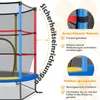 COSTWAY Ø140 cm záhradná trampolína s bezpečnostnou sieťou, Náhľad obrázku produktu 4