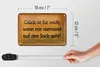 Blechschild Spruch 18x12cm Glück wenn niemand auf den Sack Produktbild-Vorschau 5