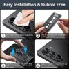 Instructions for installing a camera lens protector on a smartphone. Anteprima dell’immagine prodotto