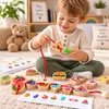 Dřevěné navlékací puzzle pro rozvoj jemné motoriky – Náhled obrázku produktu 8