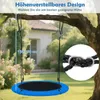 COSTWAY Hangschommel, diameter 100 cm, kinderschommel met Productafbeelding-voorbeeld 7