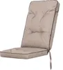A beige chair cushion with dark trim, shown against a white background. Náhled obrázku produktu