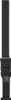 A black flashlight with a textured body and a buckle mechanism at the base, shown against a white background. Anteprima dell’immagine prodotto