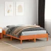 The Living Store Massivholzbett Wachsbraun 150x200 cm Produktbild-Vorschau 4
