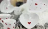Valentine Becher 350ml Porzellan Weiß mit roten Herzen, Produktbild-Vorschau 8