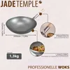 JADE TEMPLE Wok Kohlenstoffstahl mit 35 cm Durchmesser, mit Produktbild-Vorschau 3