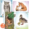 DEPESCHE 0012178 DEPESCHE Wildtiere Durchpaus Bastelbuch Anteprima dell’immagine prodotto 3