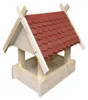 Handgefertigter Vogelhaus Bausatz aus Fichtenholz, rot, mit Produktbild-Vorschau 2