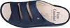 A top-down view of a navy blue Finn Comfort sandal. Produktbild-Vorschau