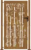 vidaXL Zahradní brána 100x200 cm Corten ocel Bambusový Náhled obrázku produktu 4