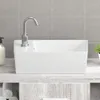 vidaXL Waschbecken Weiß 48x25x15 cm Keramik Produktbild-Vorschau 3