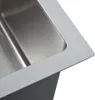 vidaXL Handgefertigte Küchenspüle Edelstahl Produktbild-Vorschau 6