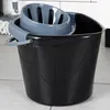 Secchio per mocio con strizzatore, plastica, nero, 10 l Anteprima dell’immagine prodotto 3