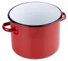 Emaillierter Topf ohne Deckel RED 5.5l Gas Induktion Produktbild-Vorschau 3
