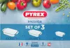 Pyrex Auflaufform-Set 3-tlg. Rechteckig Glas 912S734/6143 Produktbild-Vorschau 4