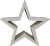 Deko Holzstern 17cm weiß Weihnachtsstern Fensterdeko Produktbild-Vorschau 2