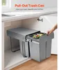 SucceBuy Cestino estraibile per mobili da cucina (20 L x Anteprima dell’immagine prodotto 2