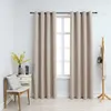 A room interior with a window covered by beige curtains. Náhled obrázku produktu