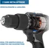 HYUNDAI Akku-Schlagbohrschrauber HD20X-60 (20V, Produktbild-Vorschau 3