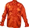 Chemise à volants Schlagerstar orange Taille : XXL Voir les images du produit 3