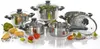 KARL KRÜGER Set di pentole in acciaio inox Apollo 5 pezzi Anteprima dell’immagine prodotto 2