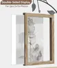 Bilderrahmen Holz Doppelglas Fotorahmen 10x15,drehbar,mit Produktbild-Vorschau 11