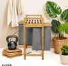 Wäschekorb - 2 x 30 L - Aus Bambus - Zwei Kammern - Produktbild-Vorschau 5