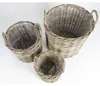 BURI 3er Set Weidenkörbe rund aus Holz Blumentopf Tragekorb Produktbild-Vorschau 5