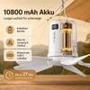 Camping Deckenventilator Akku 10800mAh LED Licht, tragbarer Produktbild-Vorschau 3